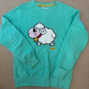 Authentic Pancoat sweater sheep light green